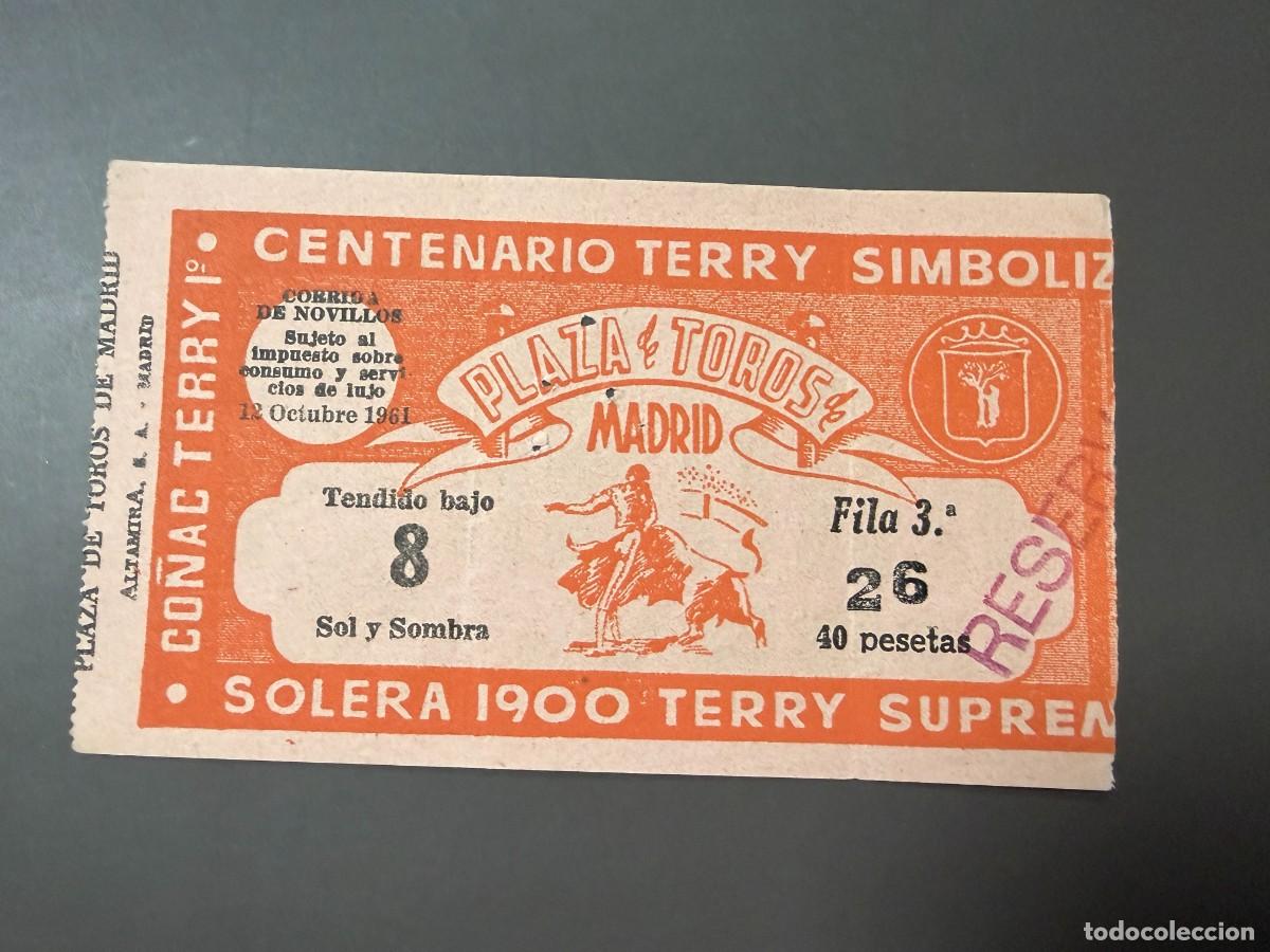 Tauromaquia: ENTRADA DE TOROS. PLAZA DE TOROS DE MADRID. 12 OCTUBRE 1961. VER FOTOS