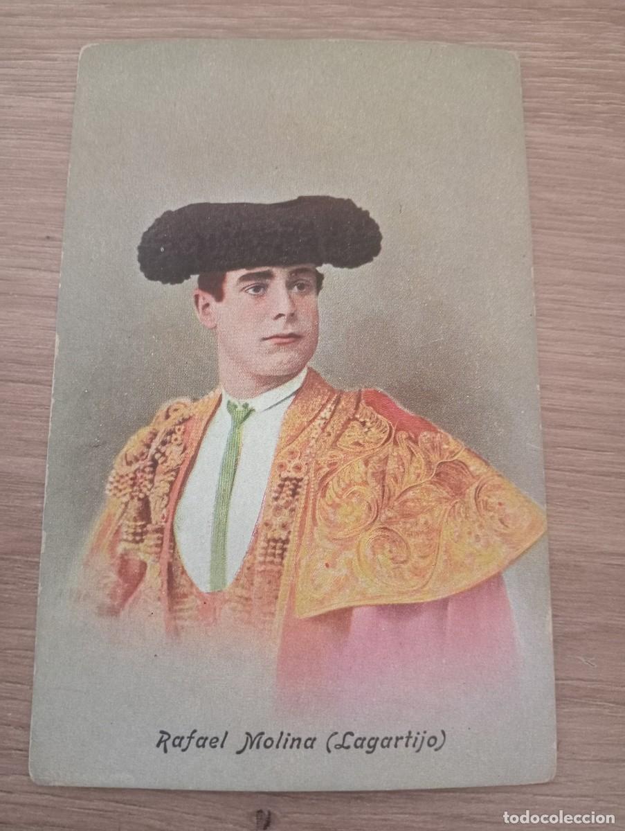 Tauromaquia: POSTAL TAURINA RAFAEL MOLINA LAGARTIJO TORERO PRINCIPIOS S XX TOROS , TAUROMAQUIA