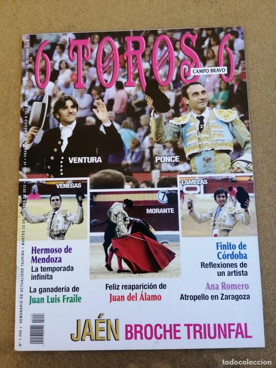 Tauromaquia: REVISTA 6 TOROS 6 (NUMERO 1008) HERMOSO DE MENDOZA - FINITO DE CORDOBA - JUAN DEL ALAMO -...