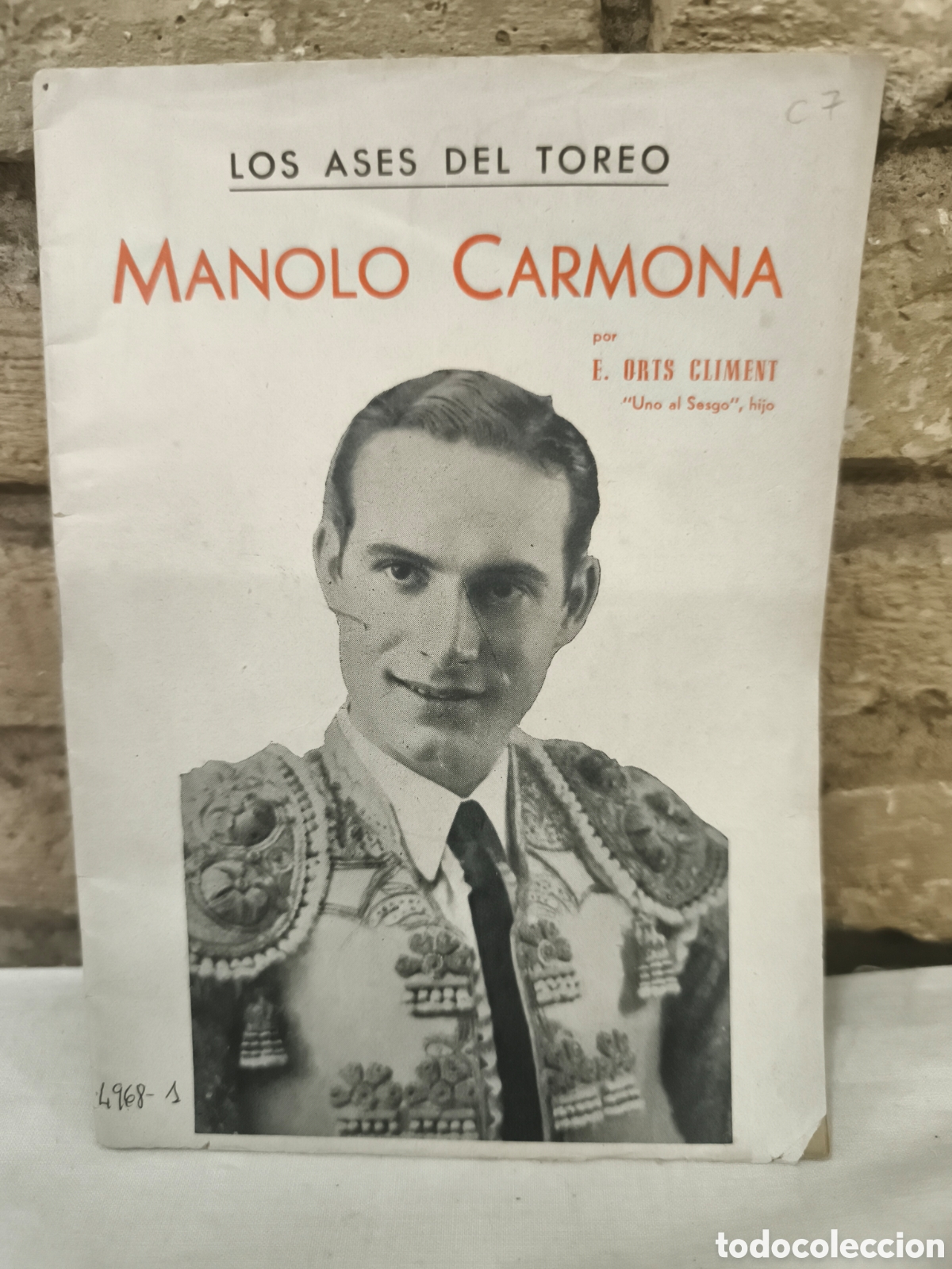 Tauromaquia: Manolo Carmona Los ases del toreo, 1950