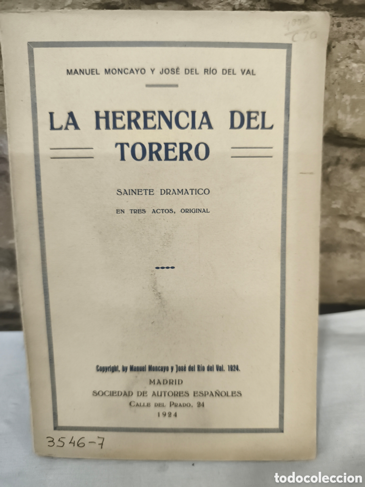 Tauromaquia: 1924 la herencia del toreo