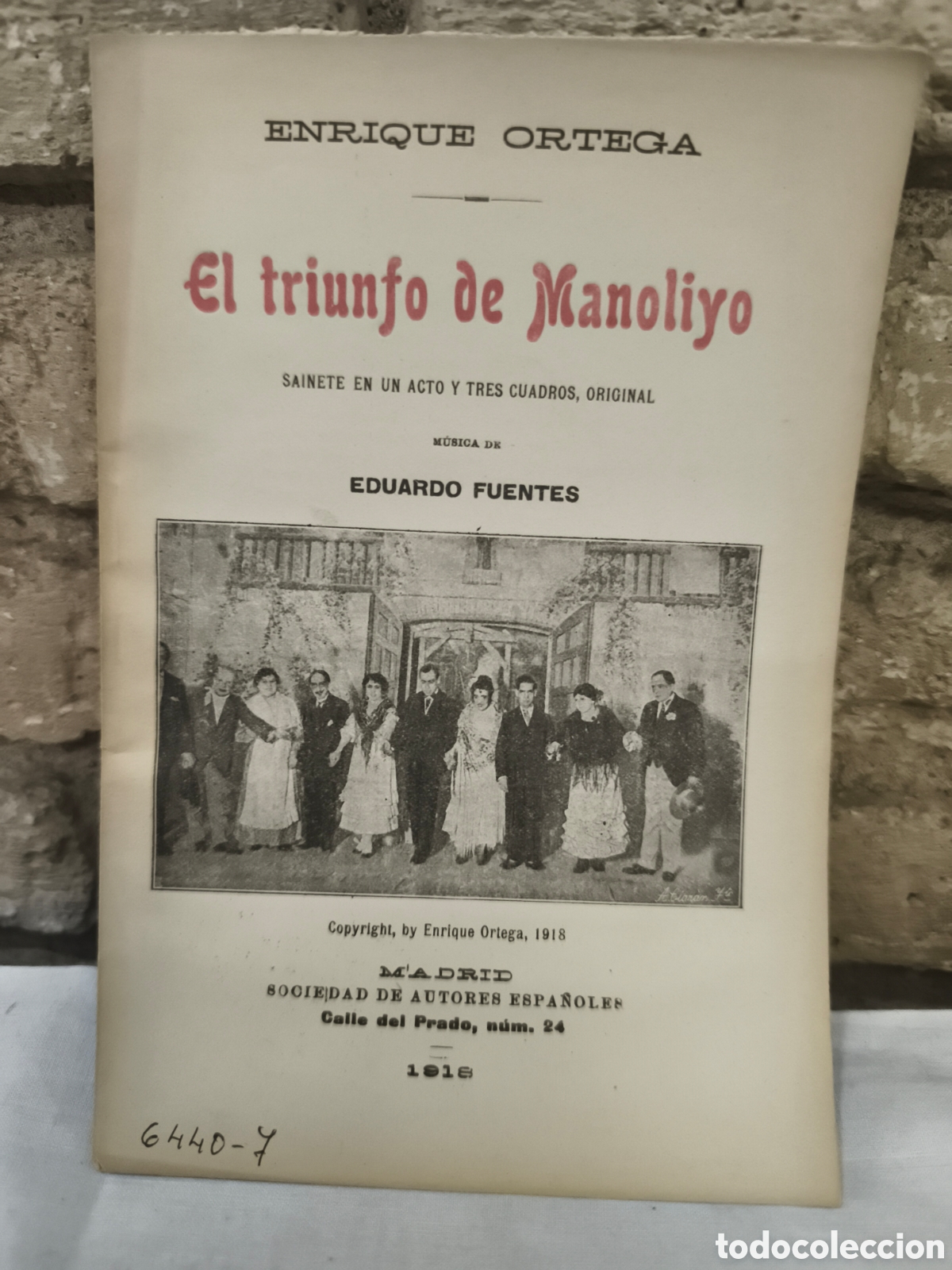 Tauromachie: 1918 el triunfo de manoliyo