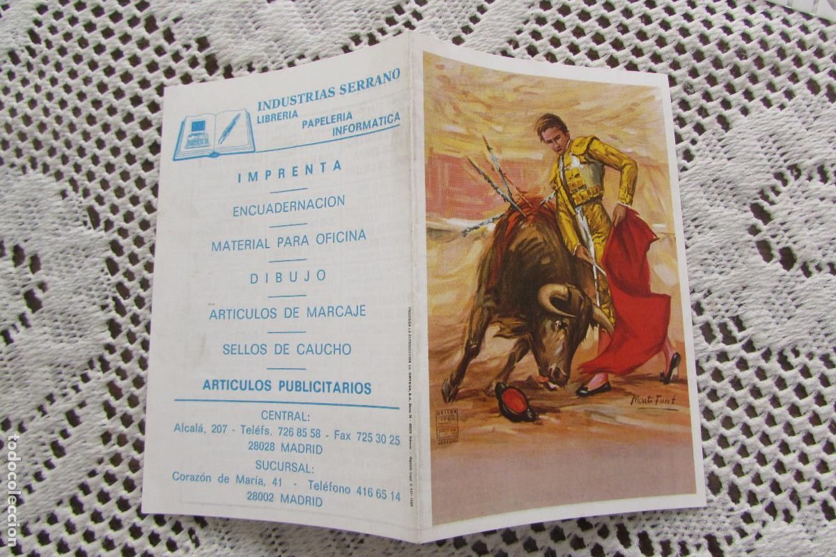 Tauromaquia: FERIA DE SAN ISIDRO 1994 - - PROGRAMA DE LAS CORRIDAS