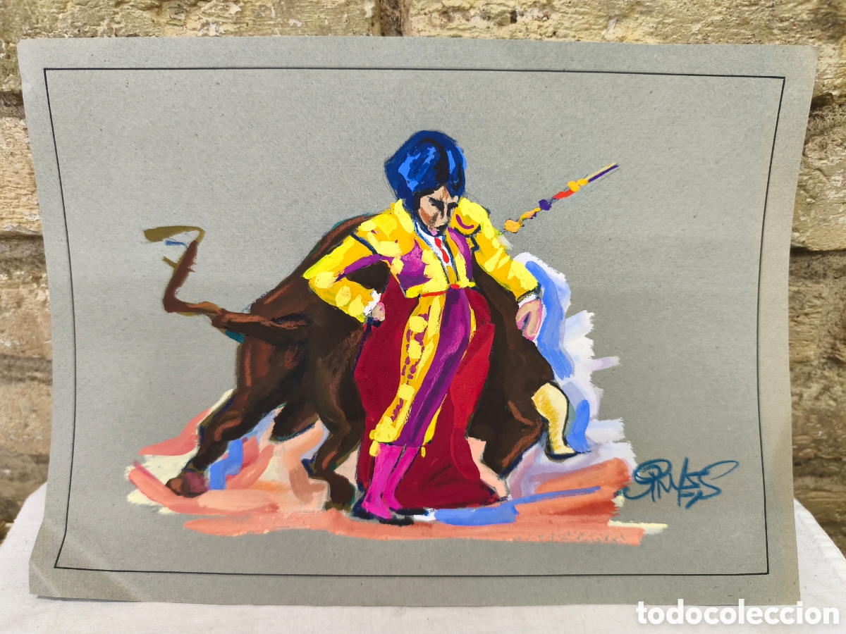 Tauromaquia: Dibujo original toreo, Vinyes