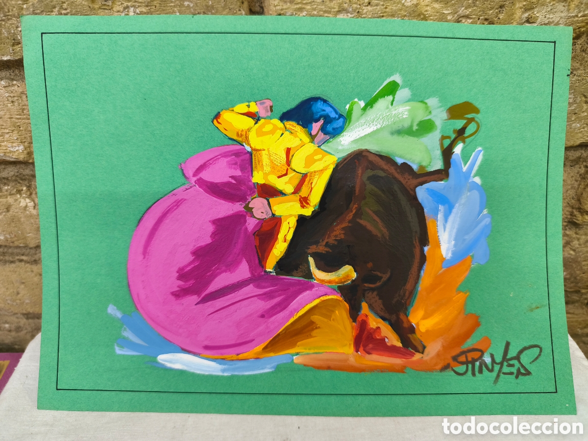 Tauromaquia: Dibujo original toreo, Vinyes
