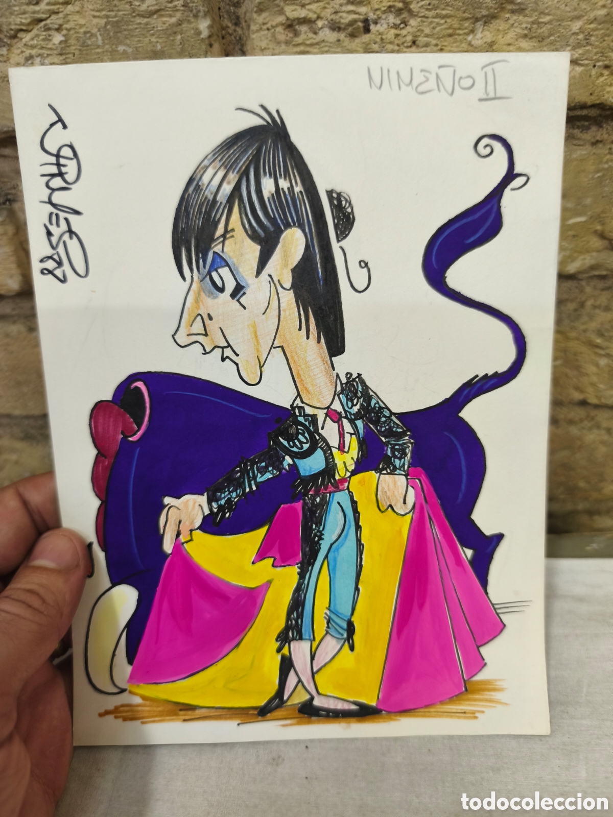 Stierkampf: Dibujo original toreo, Vinyes, Nime&ntilde;o II