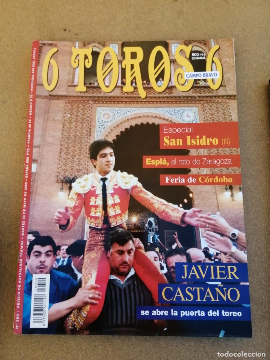 Tauromaquia: REVISTA 6 TOROS 6 (NUMERO 309) JAVIER CASTA&Ntilde;O - FERIA DE CORDOBA - ESPECIAL SAN ISIDRO