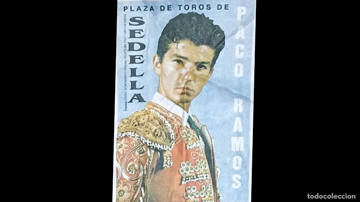 Bullfighting: Pa&ntilde;uelo Taurino de Recuerdo &ndash; Cartel de la Plaza de Sedella (c. Finales siglo XX)