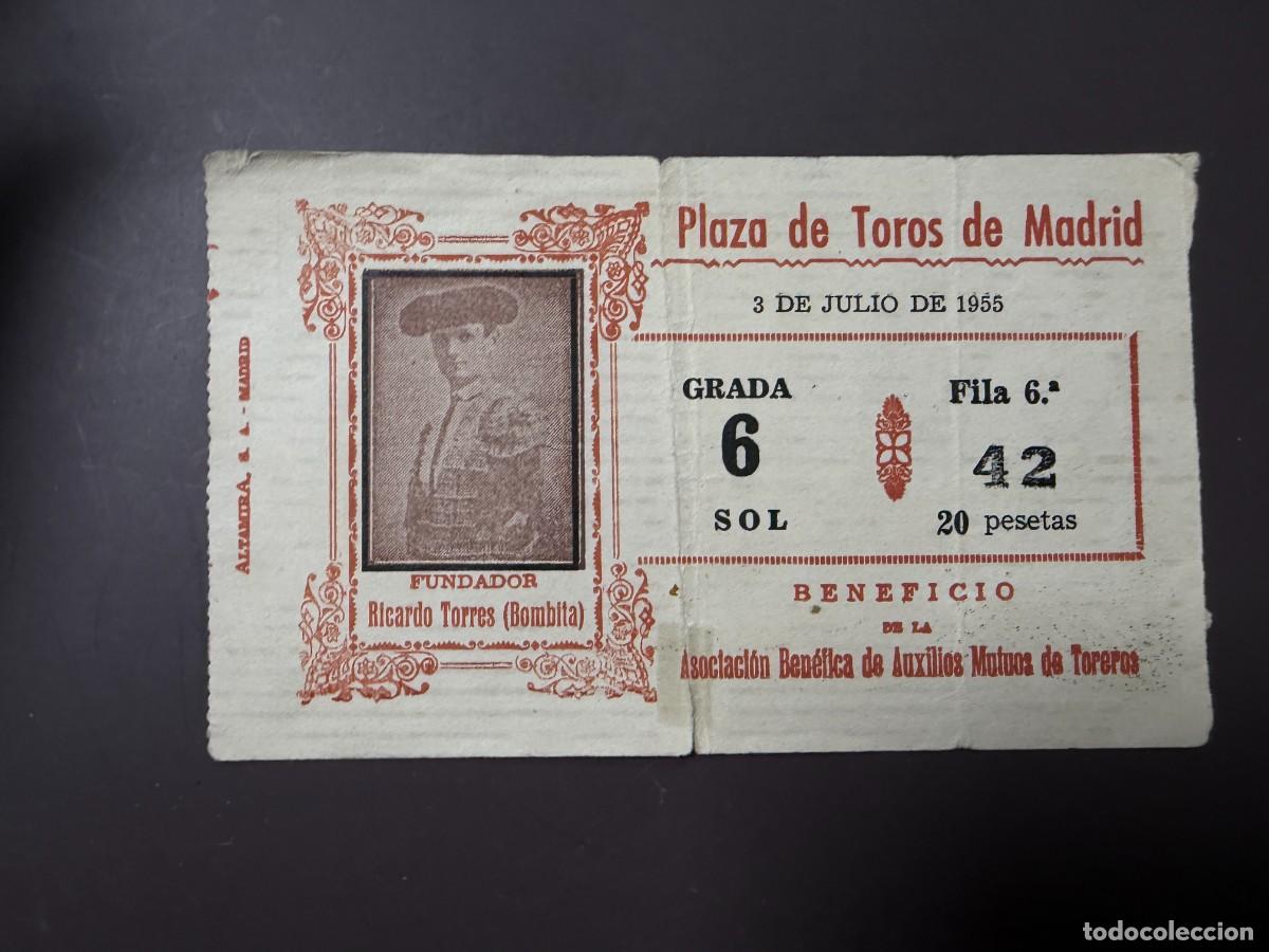 Tauromachie: ENTRADA DE TOROS. PLAZA DE TOROS DE MADRID. 3 DE JULIO DE 1955. VER FOTOS