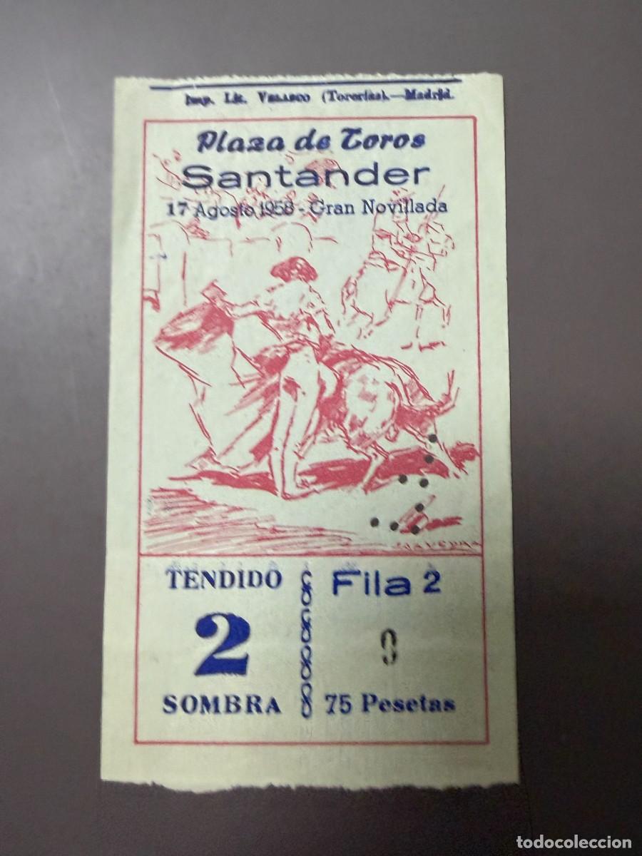 Tauromaquia: ENTRADA DE TOROS. PLAZA DE TOROS DE SANTANDER. 17 AGOSTO 1958. VER FOTOS