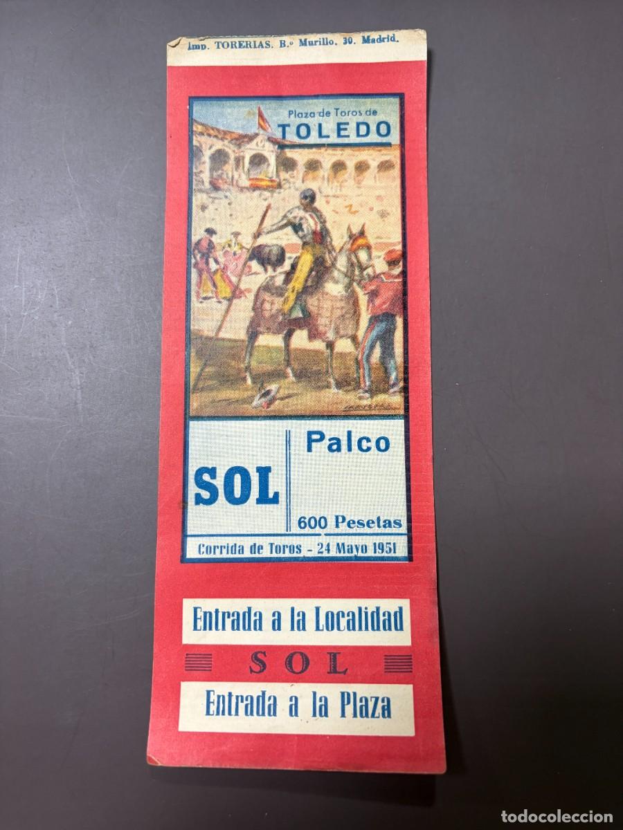 Tauromaquia: ENTRADA DE TOROS. PLAZA DE TOROS DE TOLEDO. 24 MAYO 1951. VER FOTOS