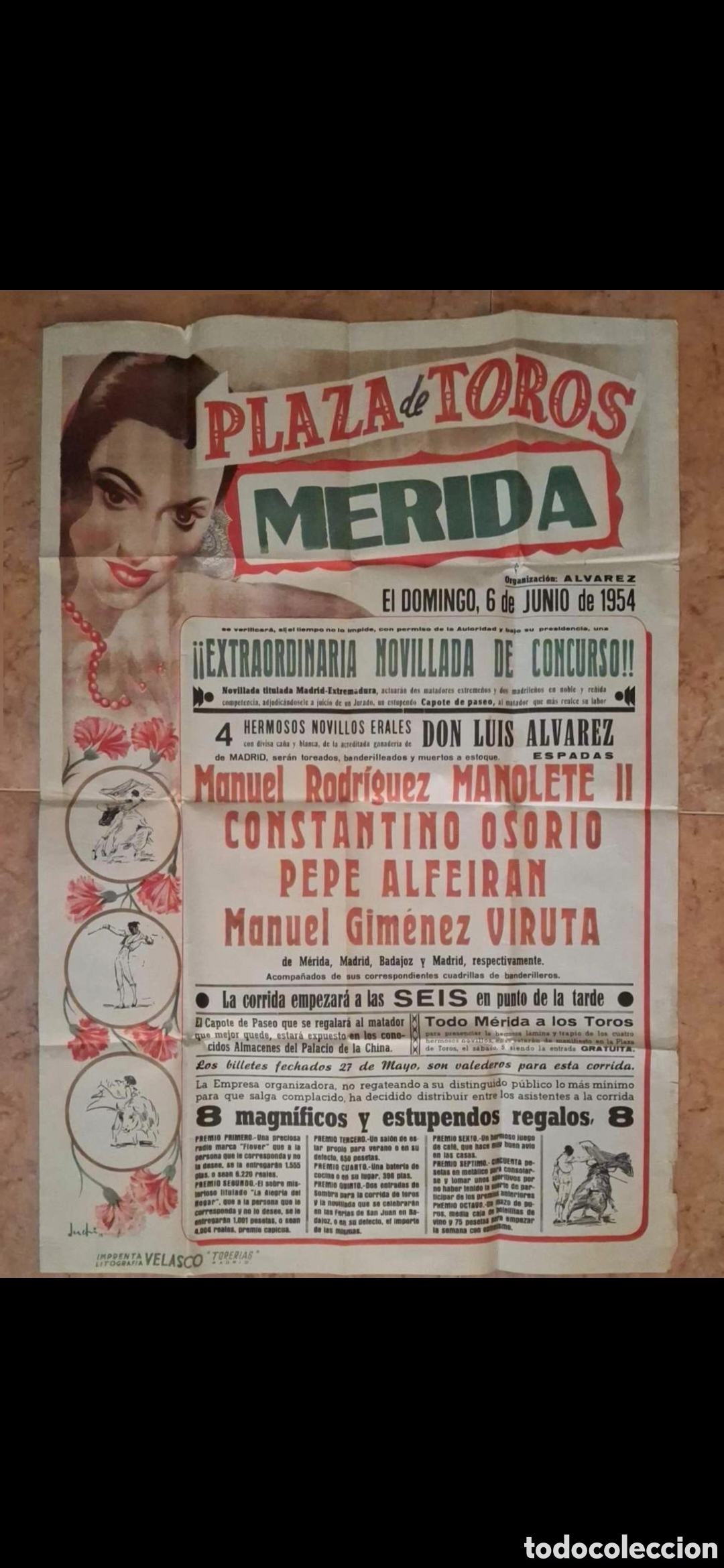 Stierkampf: ARCHIVO HIST&Oacute;RICO Y ENSERES DEL TORERO CONSTANTINO OSORIO (1948-1964)