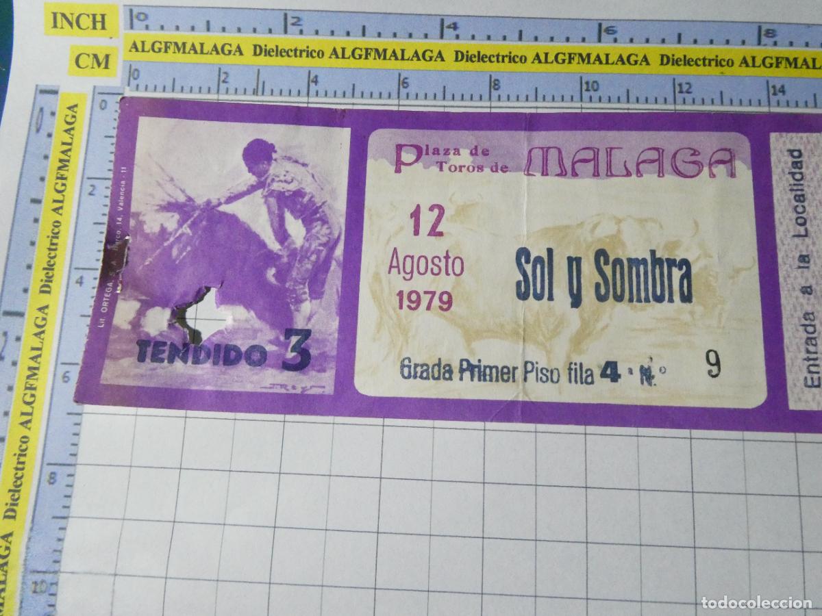 Tauromaquia: ENTRADA TOROS TOREROS CORRIDA PLAZA M&Aacute;LAGA. 12 AGOSTO 1979. 583