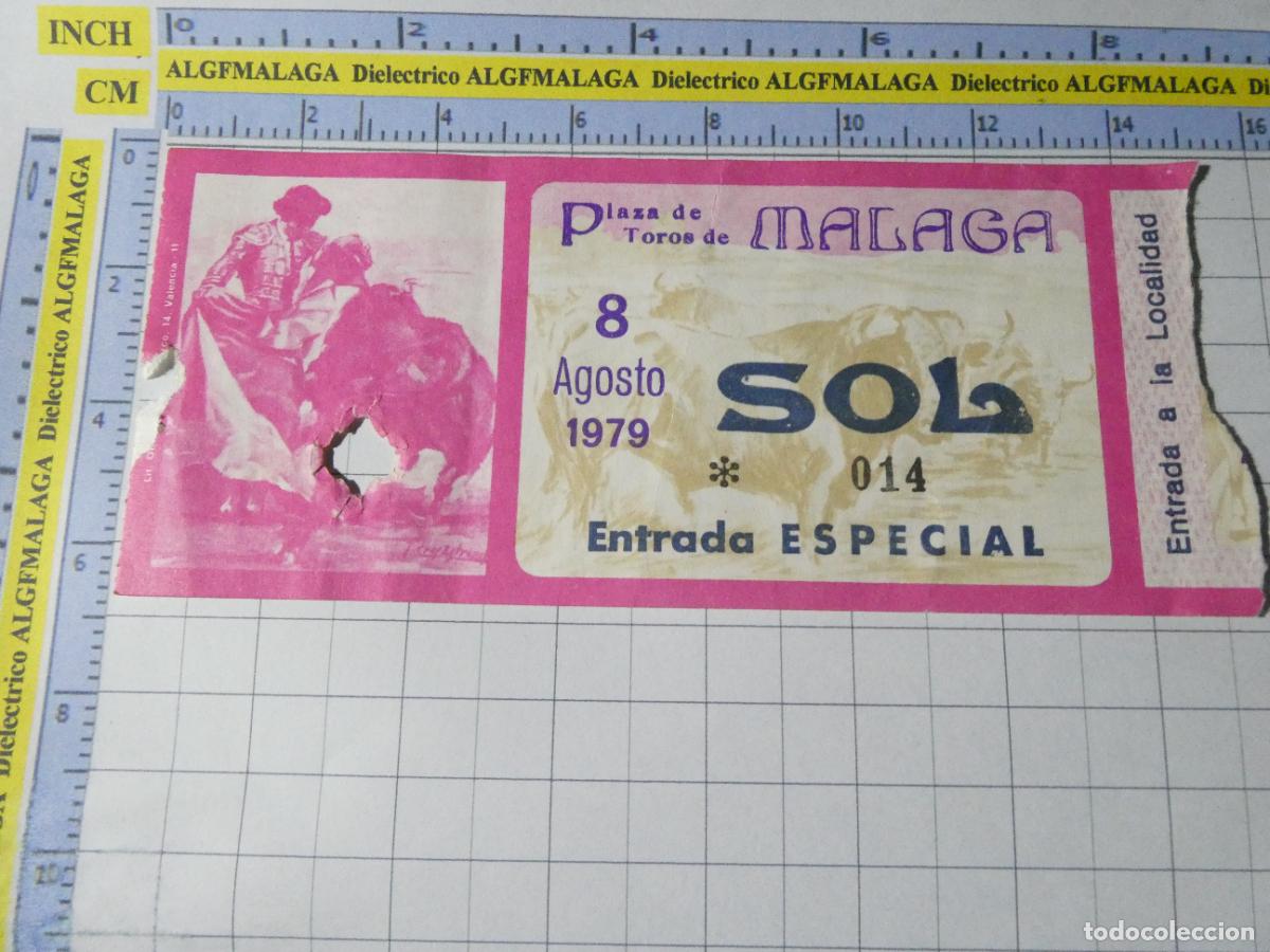 Tauromaquia: ENTRADA TOROS TOREROS CORRIDA PLAZA M&Aacute;LAGA. 8 AGOSTO 1979. 585
