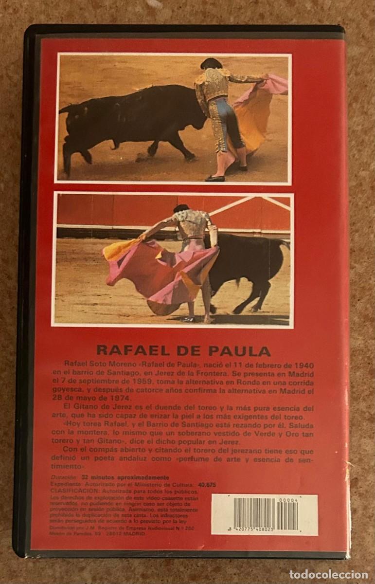 Tauromaquia: RAFAEL DE PAULA - V&Iacute;DEO VHS - Foto 2