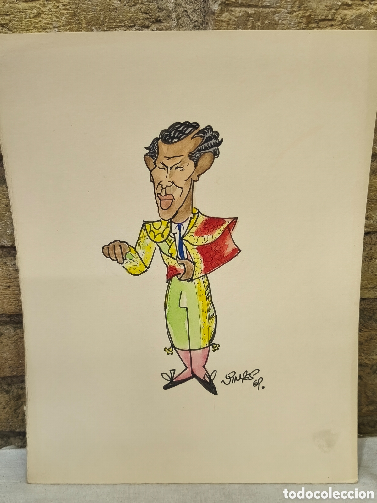 Tauromaquia: Dibujo original Toreo, Vinyes