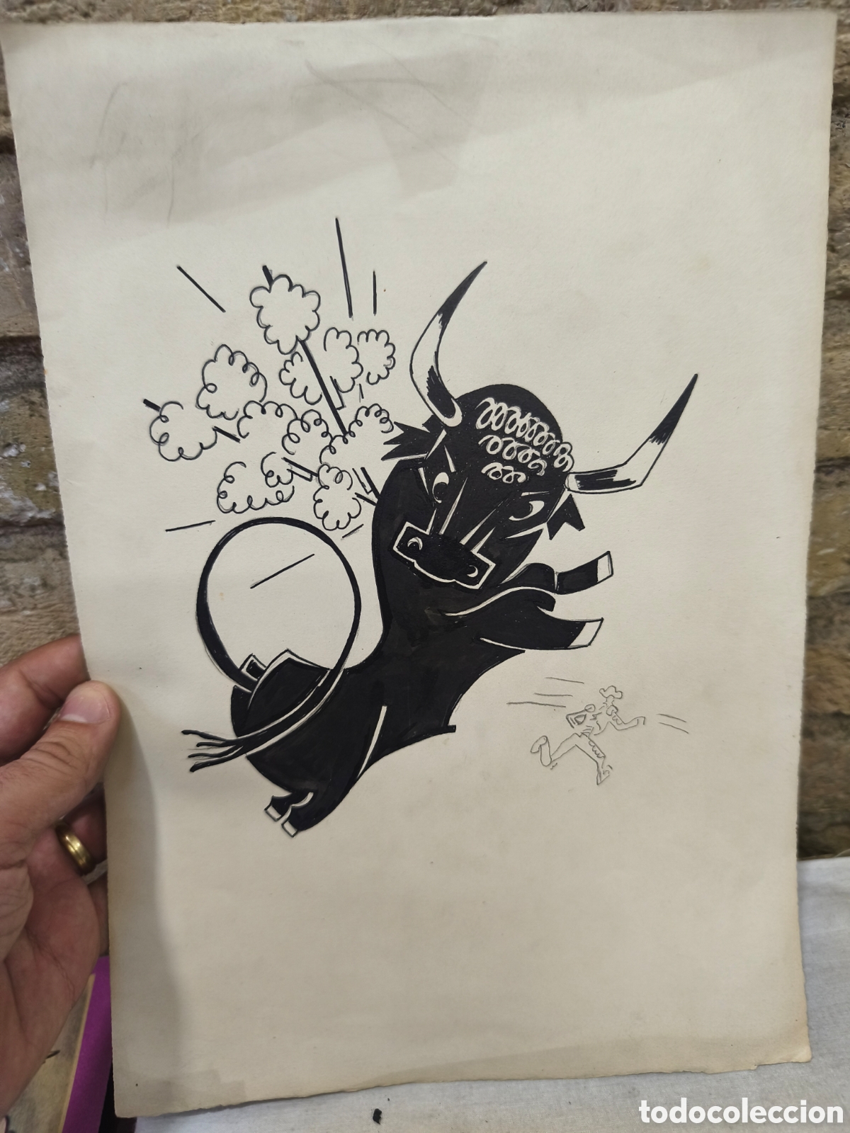 Tauromaquia: Dibujo original Toreo, Vinyes