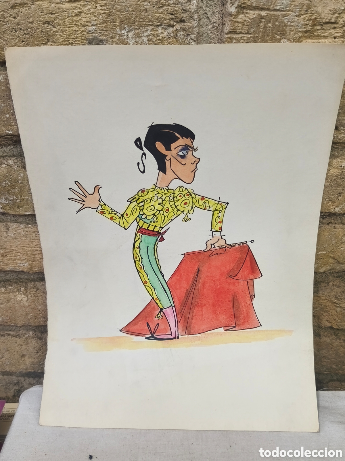 Tauromaquia: Dibujo original Toreo, Vicente unares