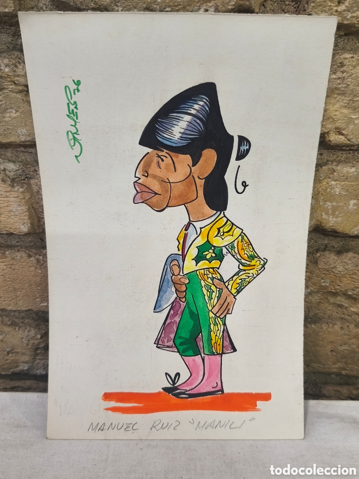 Tauromaquia: Dibujo original Toreo, Manili
