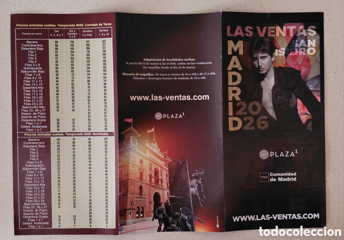 Tauromaquia: Cartel Las Ventas Feria San Isidro 2026