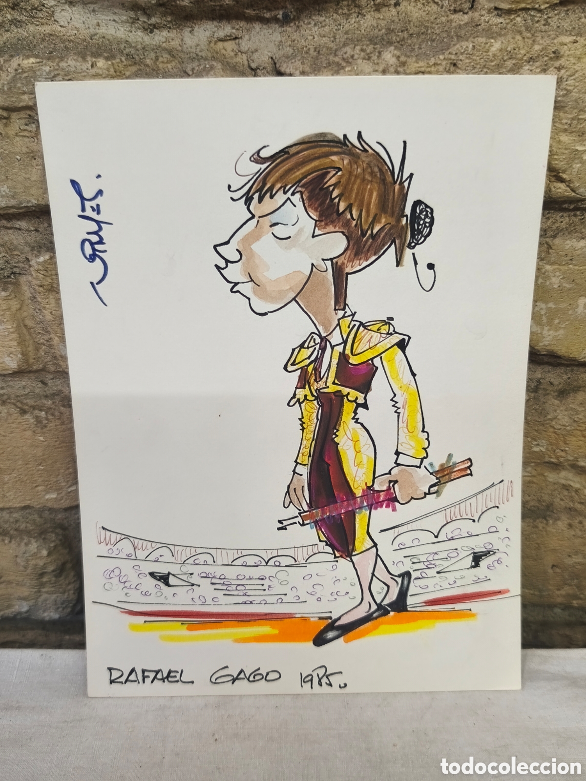 Tauromaquia: Dibujo original toreo, Vinyes, Rafael Gago