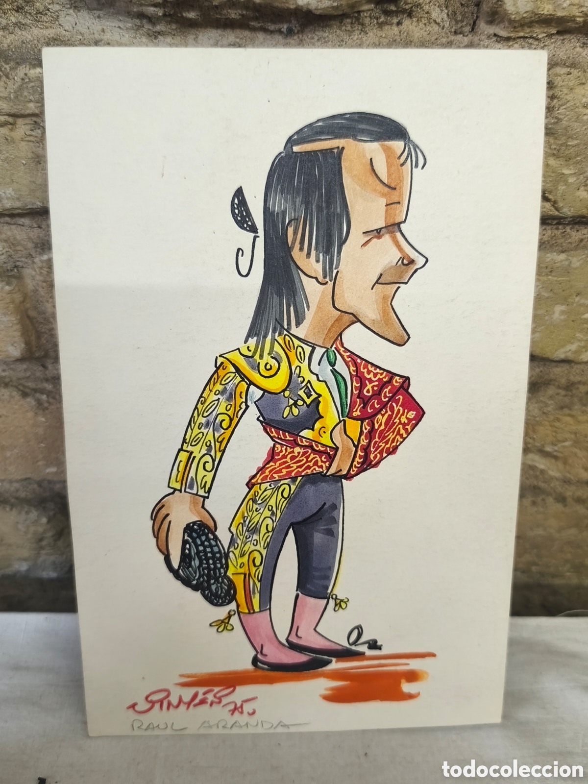 Tauromaquia: Dibujo original toreo, Vinyes, Raul Aranda