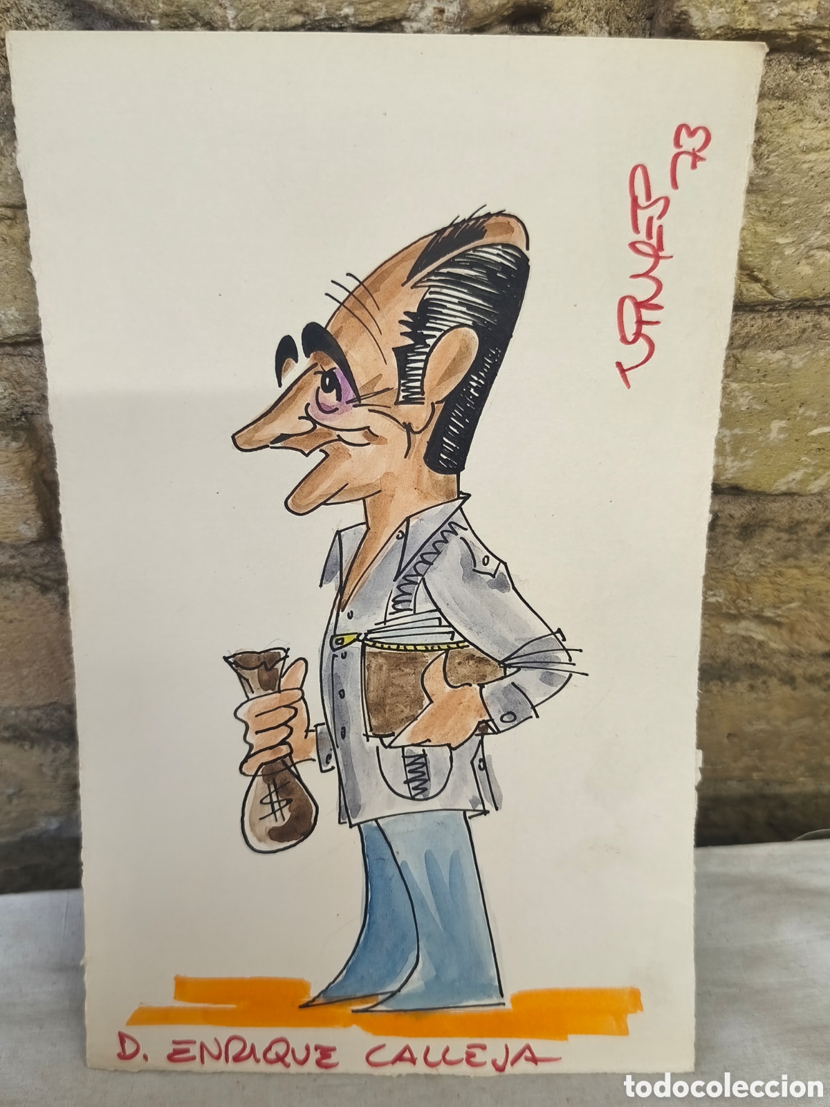 Tauromaquia: Dibujo original toreo, Vinyes, Enrique calleja