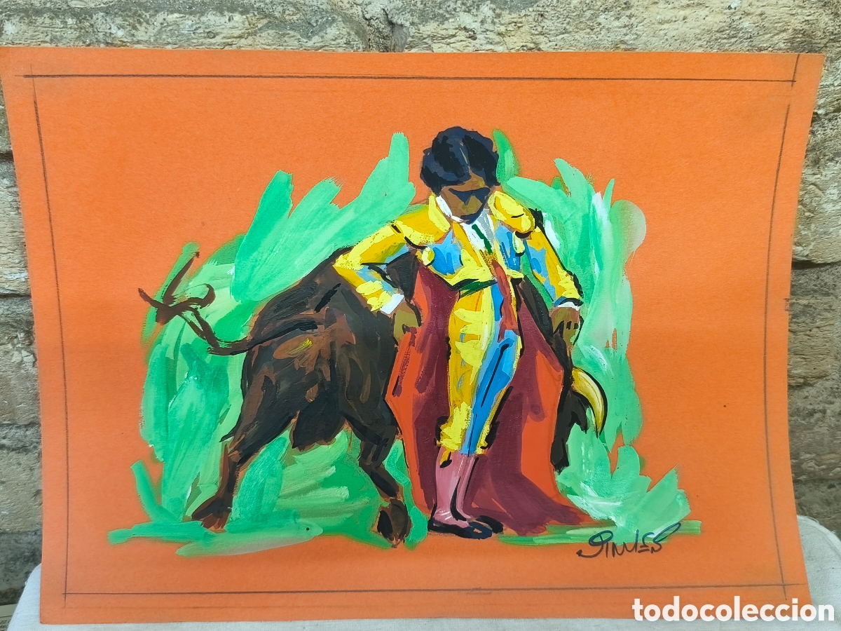 Tauromaquia: Dibujo original toreo, Vinyes