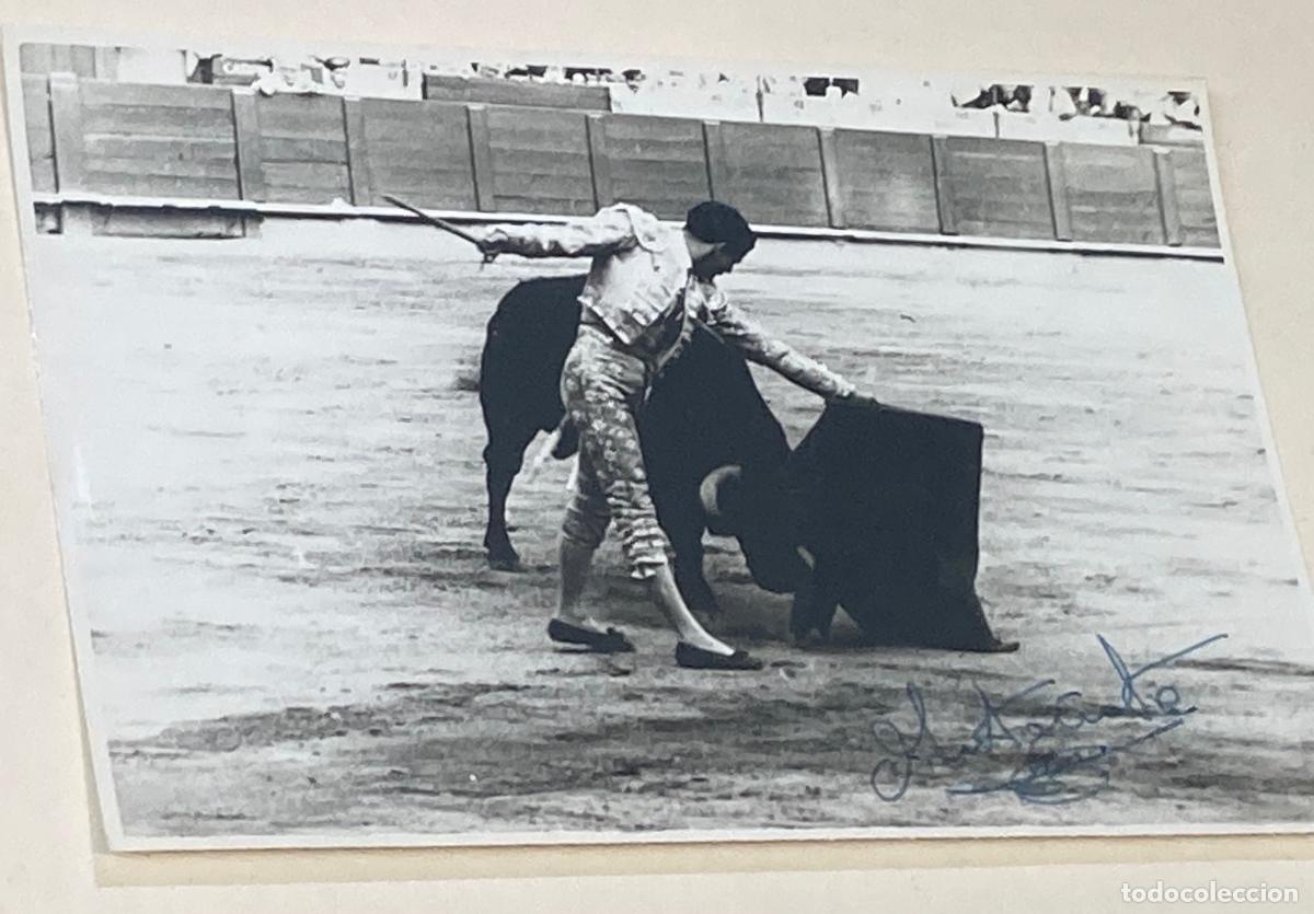 Tauromaquia: FOTOGRAF&Iacute;A ORIGINAL FIRMADA POR ANTONIO CHENEL ANTO&Ntilde;ETE - AUT&Oacute;GRAFO TOROS