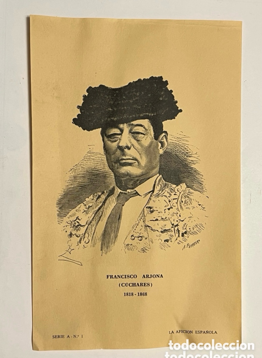 Bullfighting: TAUROMAQUIA. FRANCISCO ARJONA (C&Uacute;CHARES) 1818 - 1868, LA AFICION ESPA&Ntilde;OLA