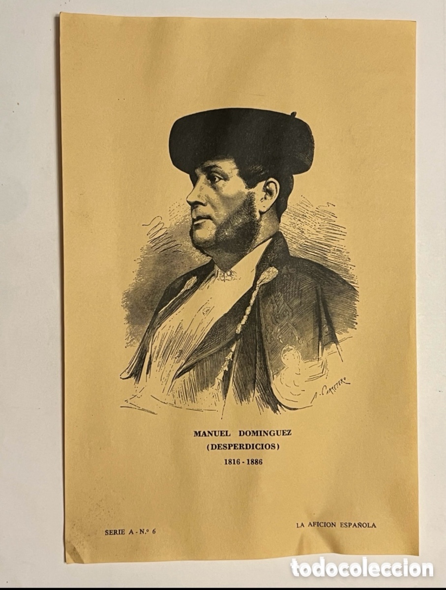 Tauromachie: TAUROMAQUIA. MANUEL DOMINGUEZ (DESPERDICIOS) 1816 - 1886, LA AFICION ESPA&Ntilde;OLA