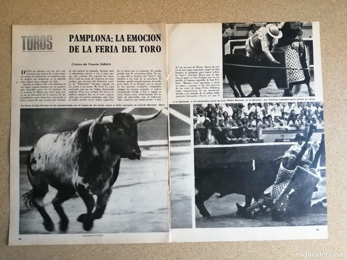 Tauromaquia: REPORTAJE. PAMPLONA, LA EMOCION DE LA FERIA DEL TORO