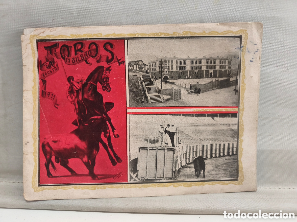 Stierkampf: &Aacute;LBUM DE TOROS BILBAO. PLAZA DE TOROS DE VISTA-ALEGRE. A&Ntilde;O 1911