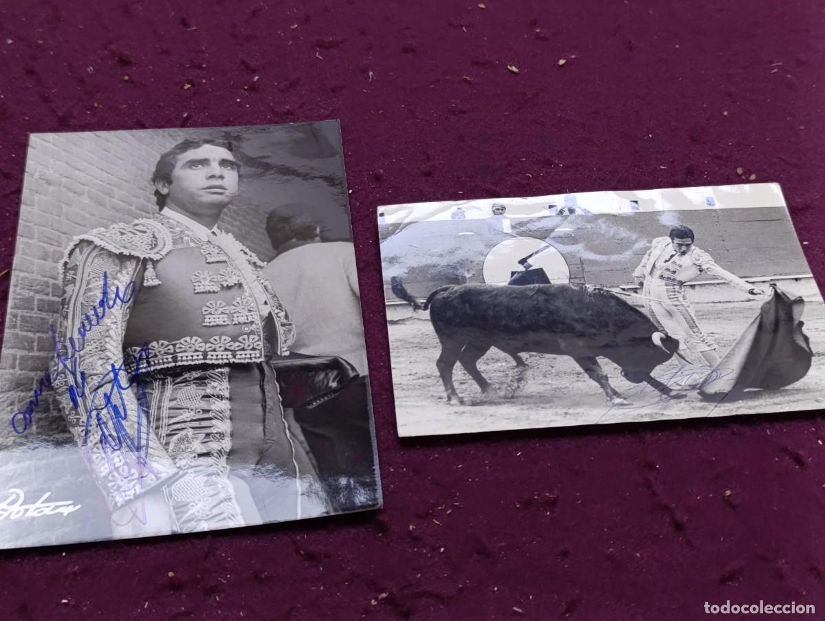 Tauromaquia: Tauromaquia, Lote de Fotograf&iacute;as Originales de Torero, Antonio Jos&eacute; Gal&aacute;n, firmadas, fot. Bot&aacute;n