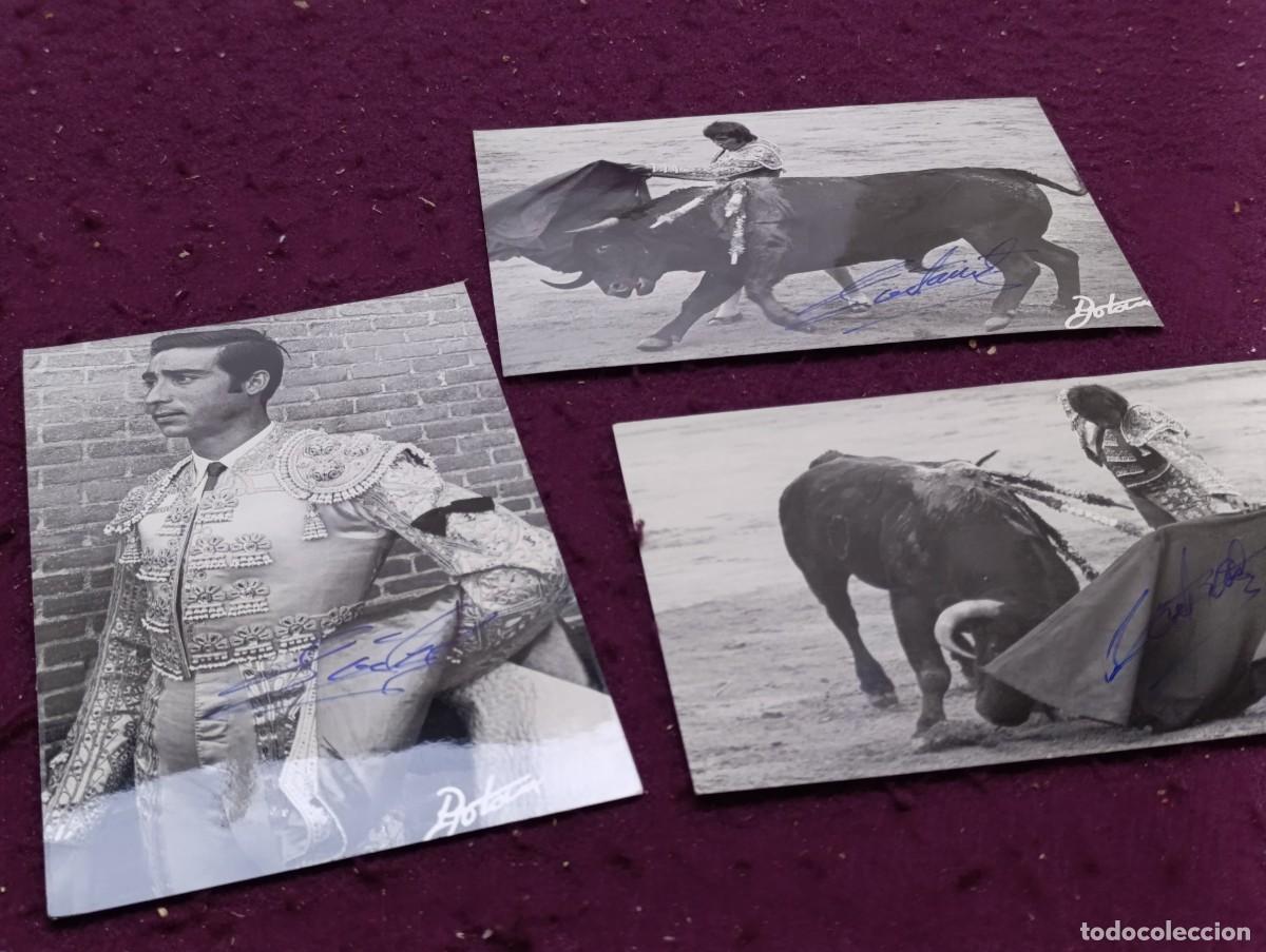 Tauromaquia: Tauromaquia, Lote de Fotograf&iacute;as Originales de Torero, Jos&eacute; Fuentes, firmadas, Fot. Bot&aacute;n