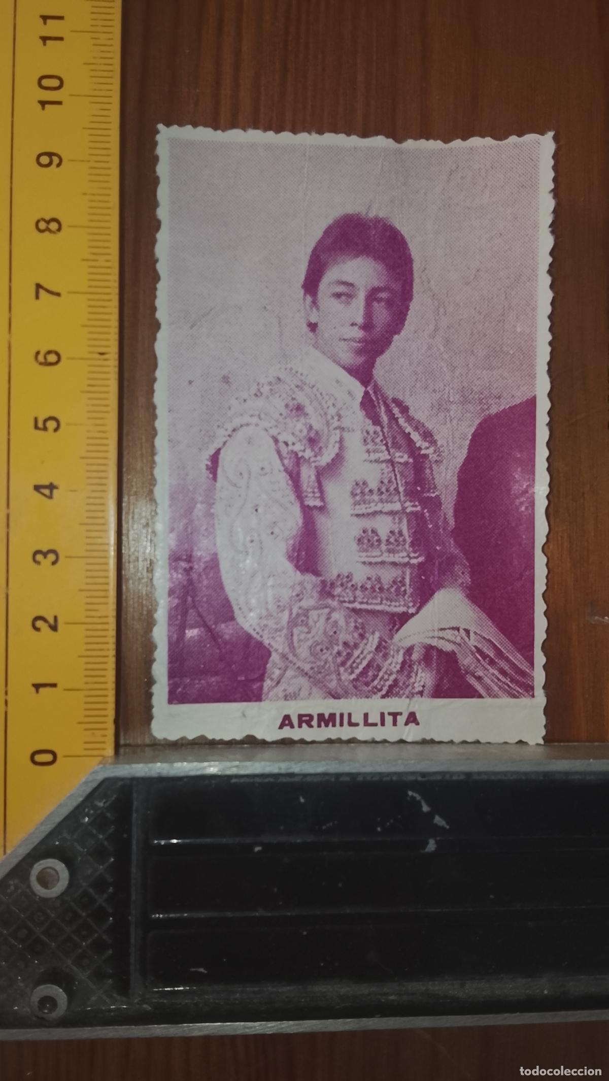 Tauromaquia: troquelado foto torero armillita a&ntilde;o 1978