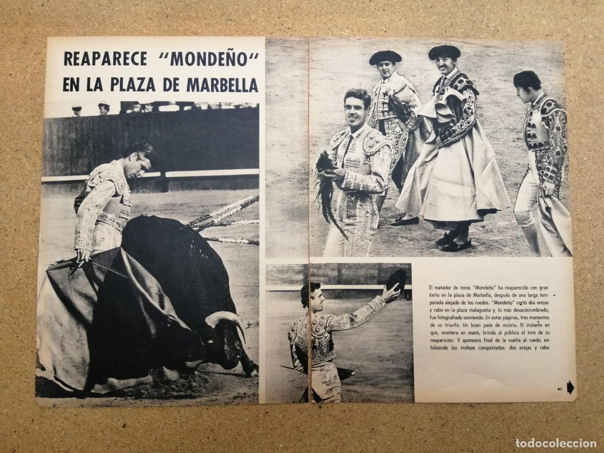 Tauromaquia: REPORTAJE TAURINO. REAPARECE MONDE&Ntilde;O EN LA PLAZA DE MARBELLA