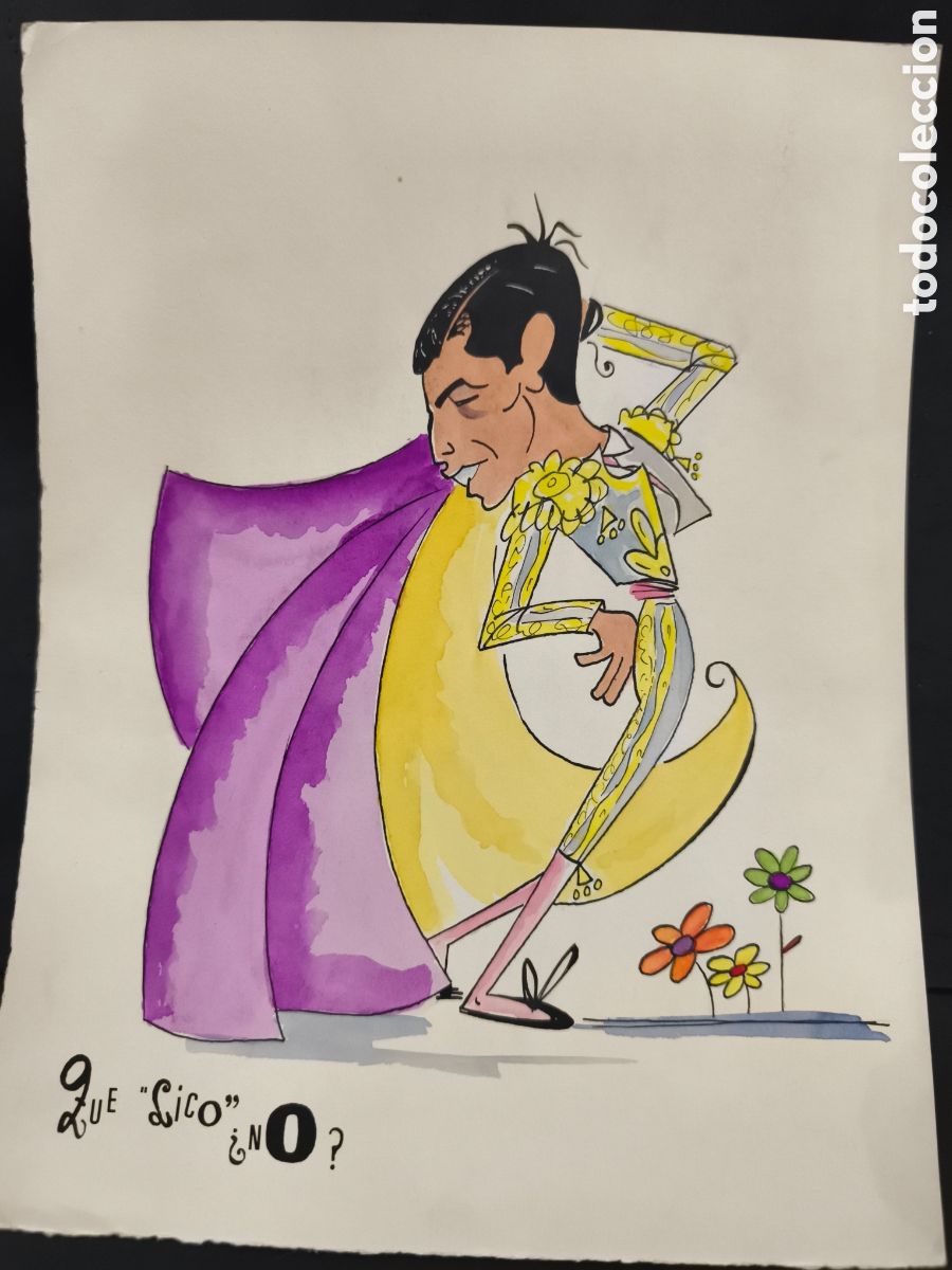 Tauromaquia: dibujos original Toreo, Vinyes, 33cm x 25cm