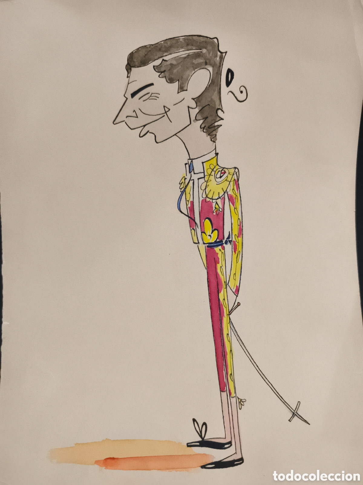 Tauromaquia: dibujos original Toreo, Vinyes, Amadeo Dos Anjos 33cm x 25cm