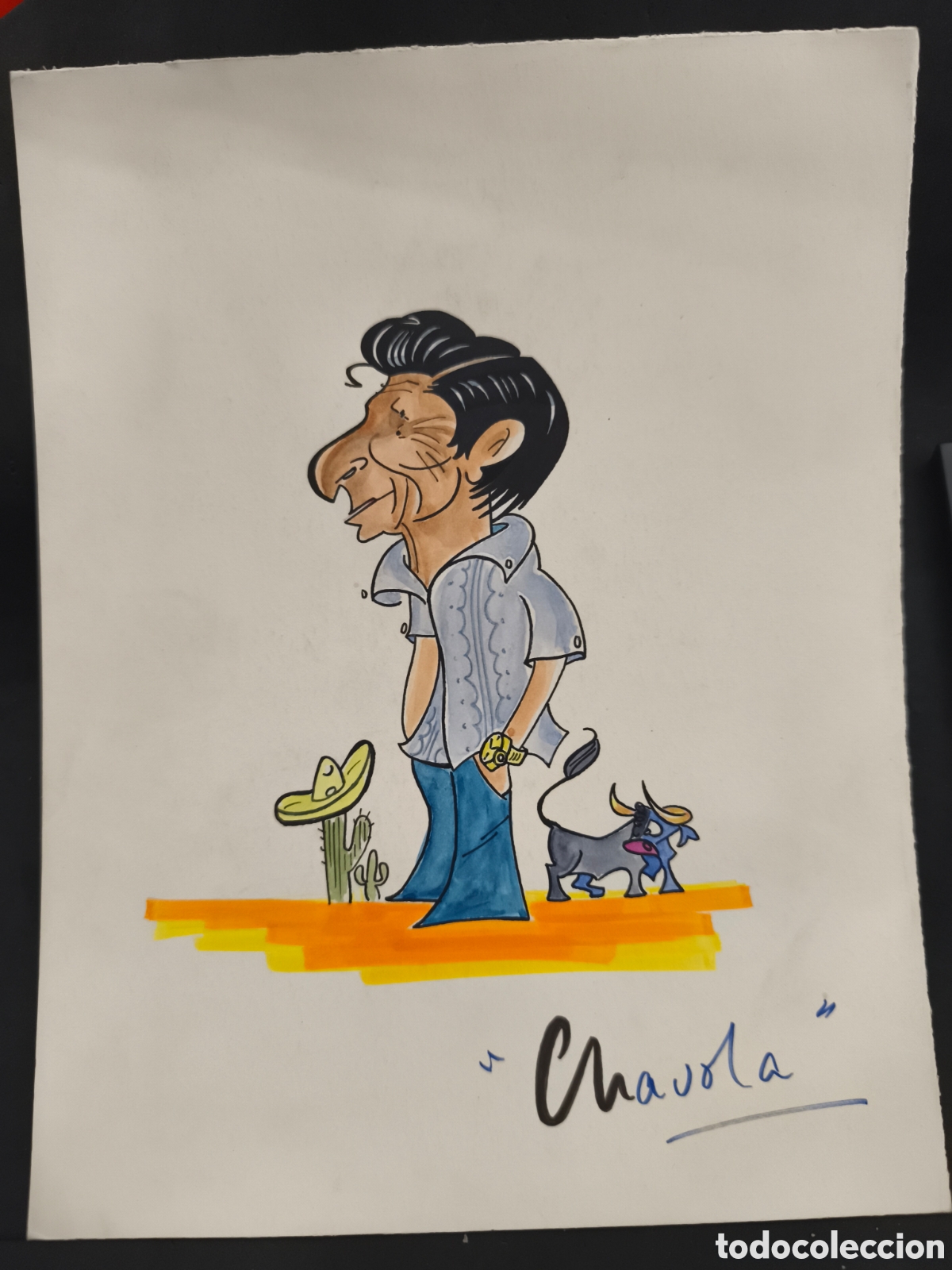 Tauromaquia: dibujos original Toreo, Vinyes, 33cm x 25cm