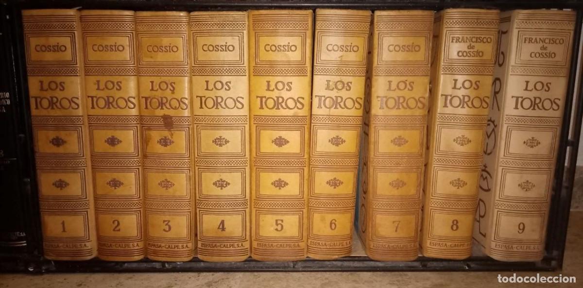 Tauromaquia: ENCICLOPEDIA TAURINA COSS&Iacute;O (nueve vol&uacute;menes encuadernados en cuero de los a&ntilde;os 70-80)