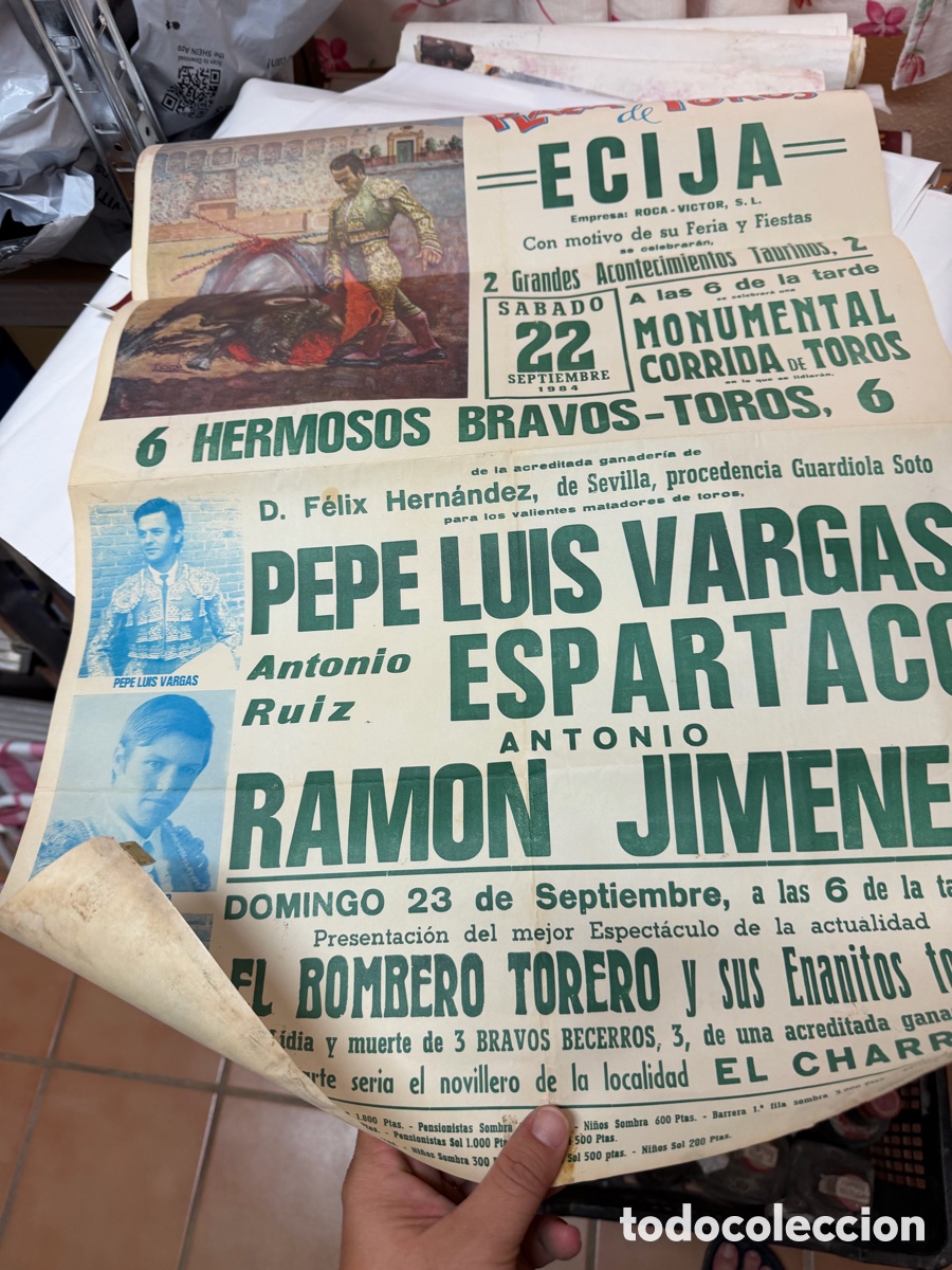 Tauromaquia: Gran lote de carteles antiguos