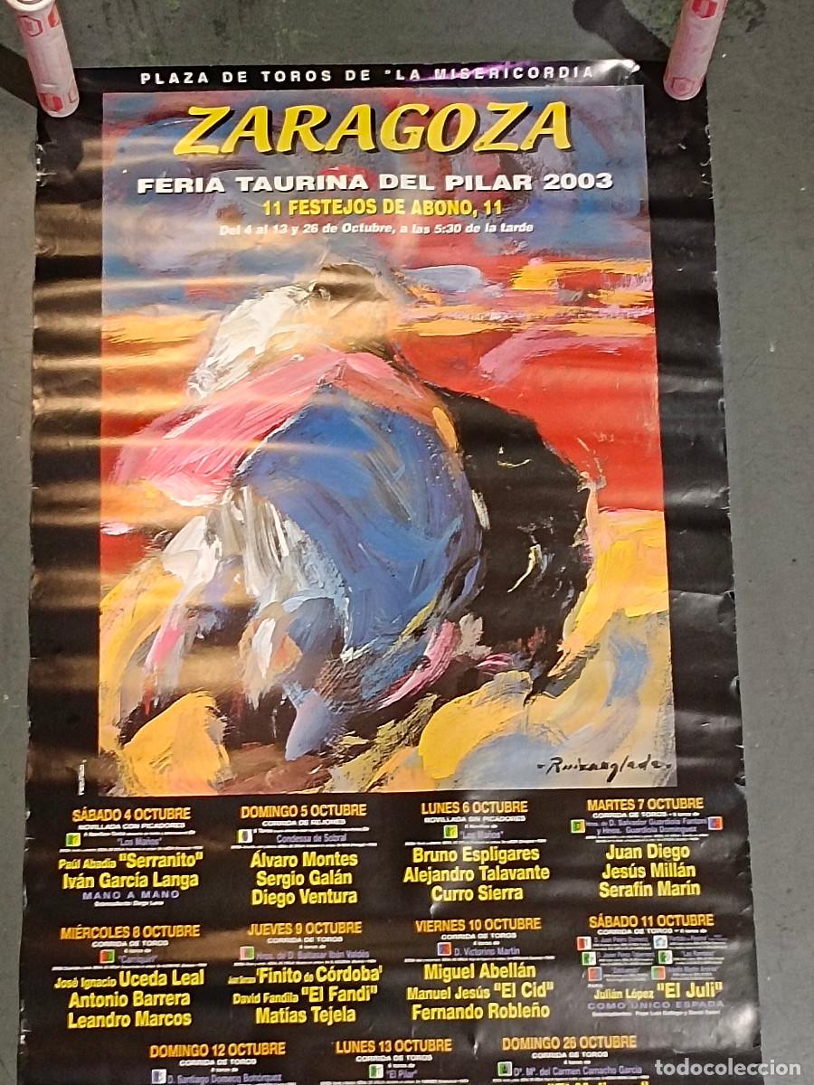 Tauromaquia: cartel de toros n&ordm; 2 Feria Taurina del Pilar de 2003 en la Plaza de Toros de La Misericordia
