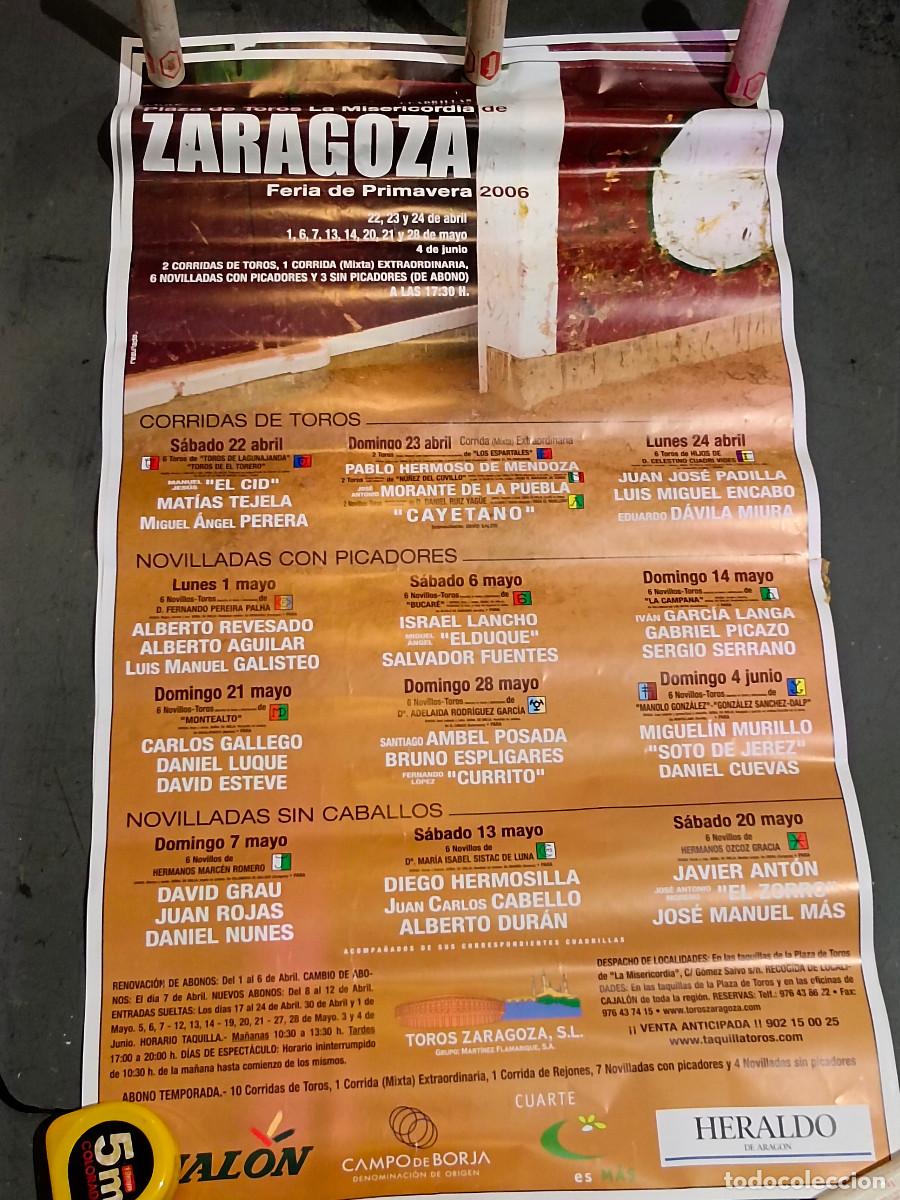 Tauromaquia: cartel de toros n&ordm; 5 Feria de primavera 2006 49x88 cm