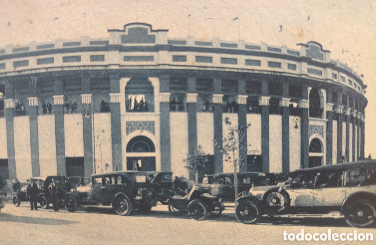 Stierkampf: TAUROMAQUIA C&Aacute;DIZ PLAZA DE TOROS POSTAL ANIMADA FOTOTIPIA C. 1915