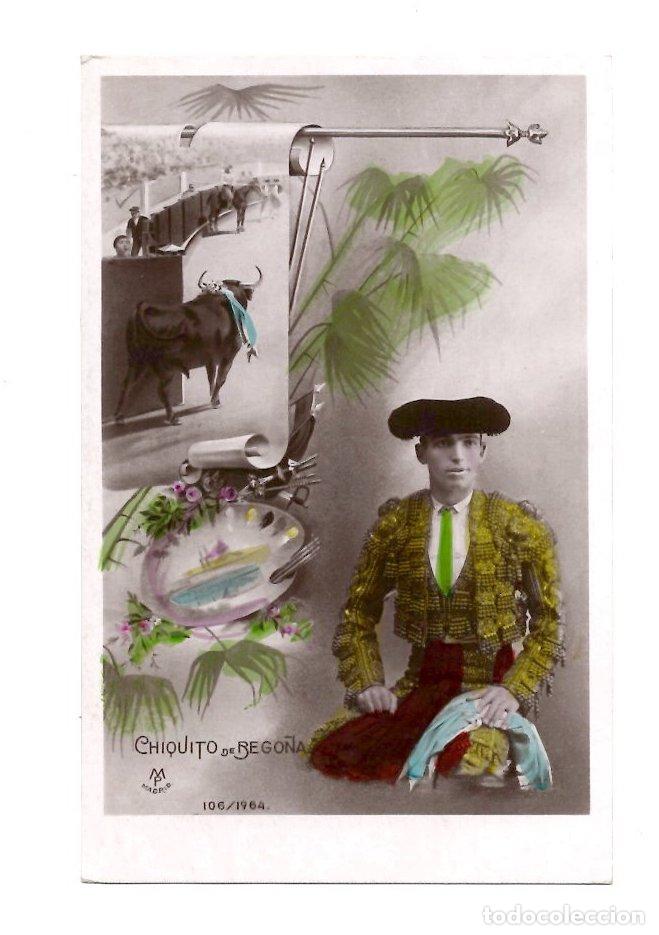 Tauromaquia: TARJETA POSTAL CHIQUITO DE BEGO&Ntilde;A 106/1964. MP MADRID