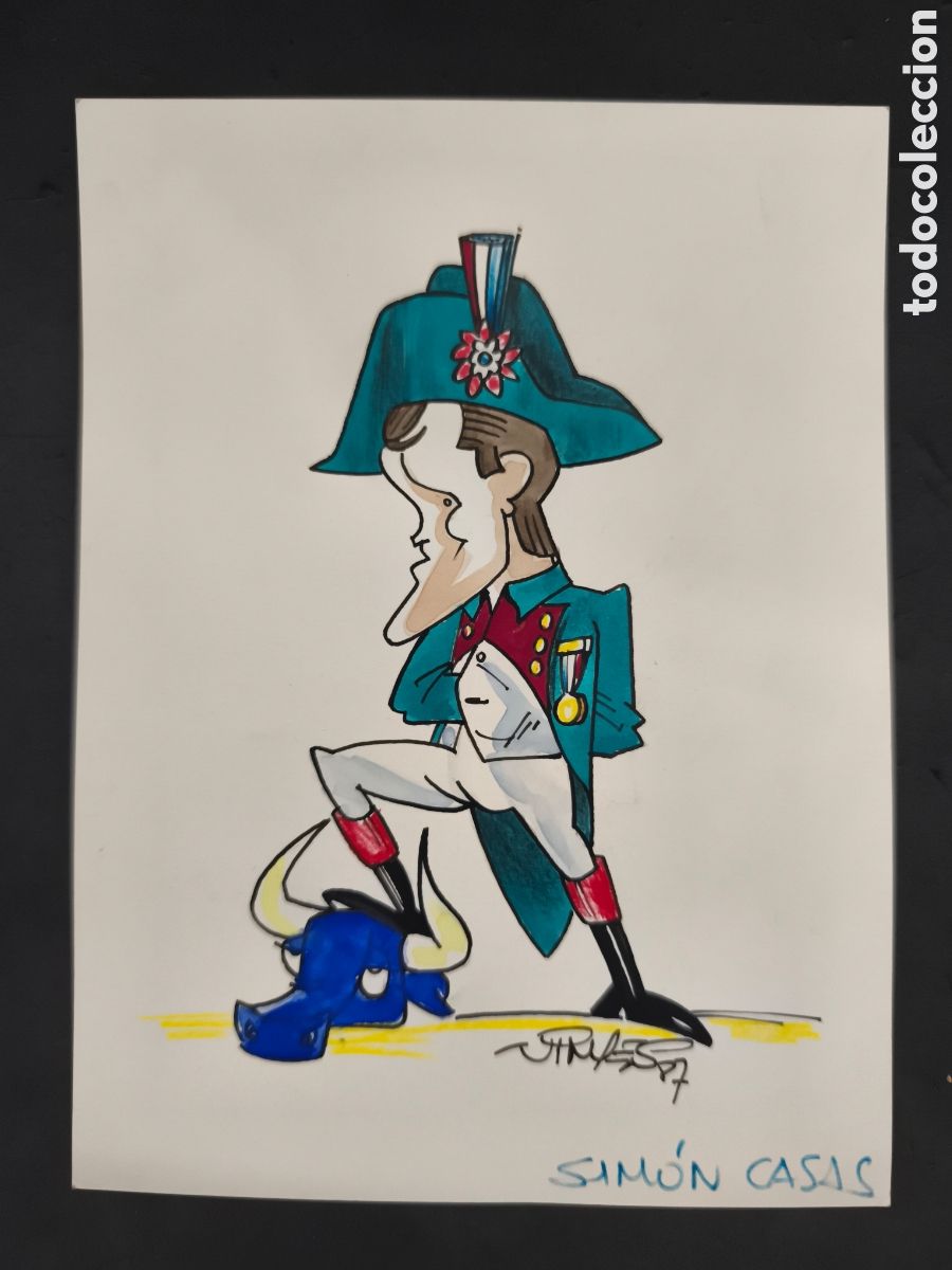 Tauromaquia: Dibujo original toreo, Simon Casas, Vinyes