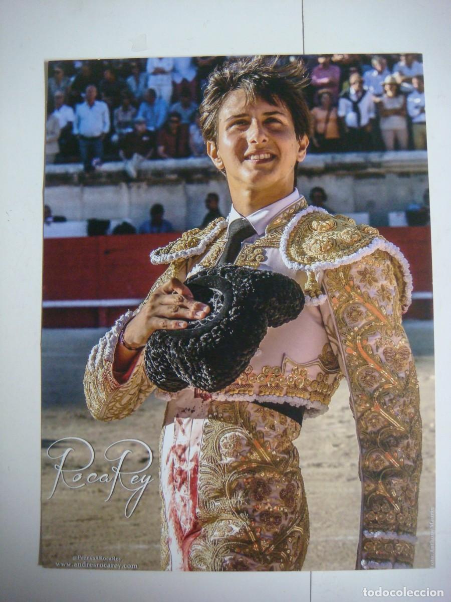 Tauromaquia: FOTO EN CARTULINA TAMA&Ntilde;O FOLIO DE ROCA REY-(&)