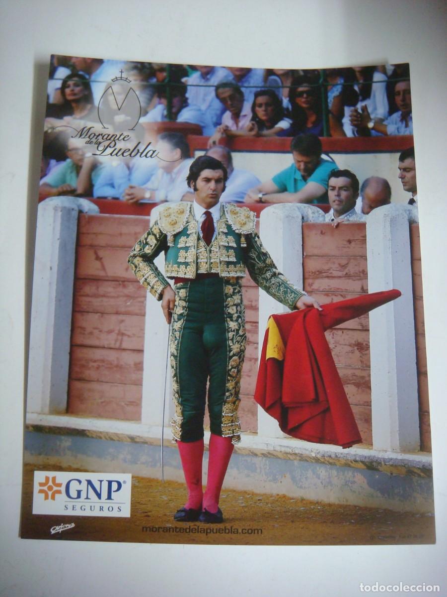 Tauromaquia: FOTO EN CARTULINA TAMA&Ntilde;O FOLIO DE MORANTE DE LA PUEBLA-(&)