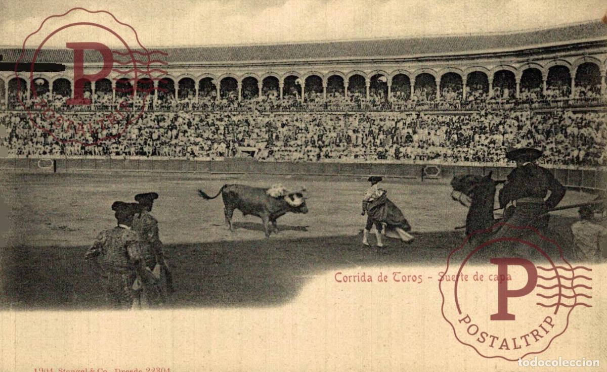 Tauromaquia: TOROS. SUERTE DE CAPA. TAUROMAQUIA. BULLFIGHTING. CORRIDA. TAUREAUX
